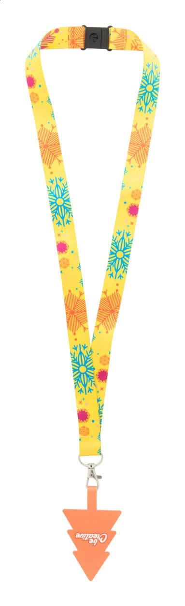 Custom RPET mobile holder lanyard