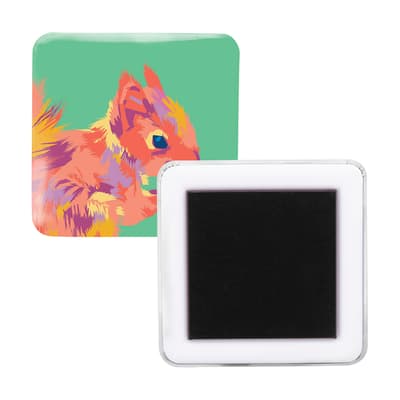 Pin button fridge magnet