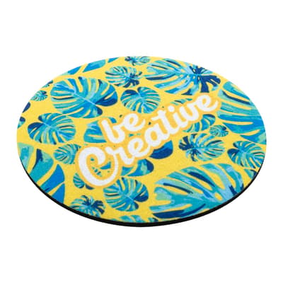 RPET felt coaster, circle