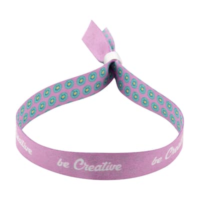 Custom RPET festival bracelet