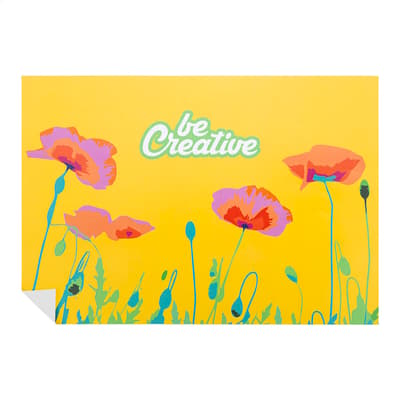 Custom paper poster