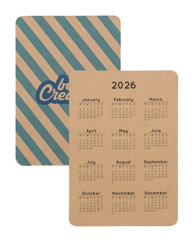 Custom pocket calendar