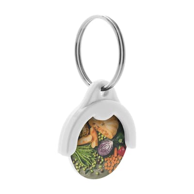 Trolley coin keyring
