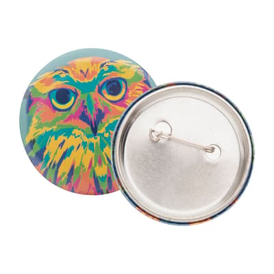Pin button badge