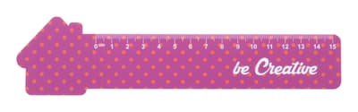 15 cm ruler, house