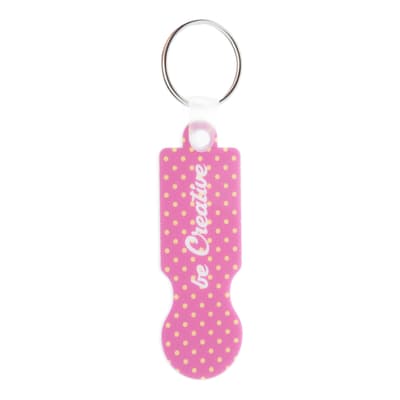 Trolley coin keyring