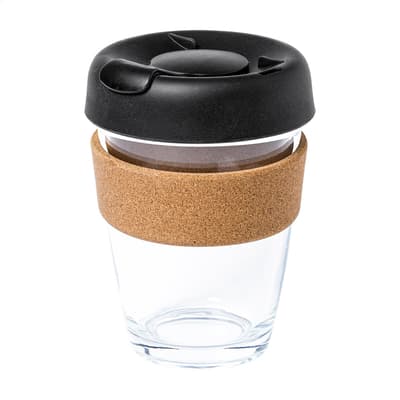 Glass travel cup