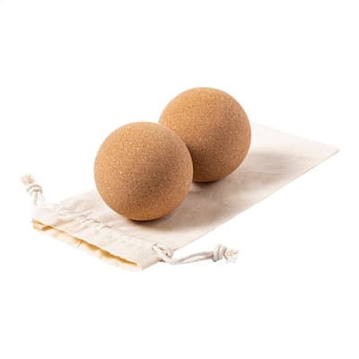 Cork massage balls
