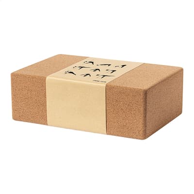 Cork yoga block