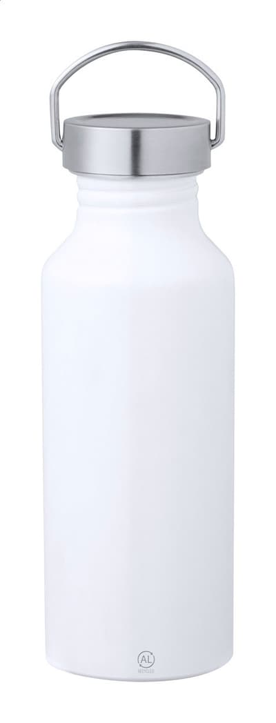 Recycled aluminium bottle