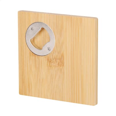 Bottle opener coaster