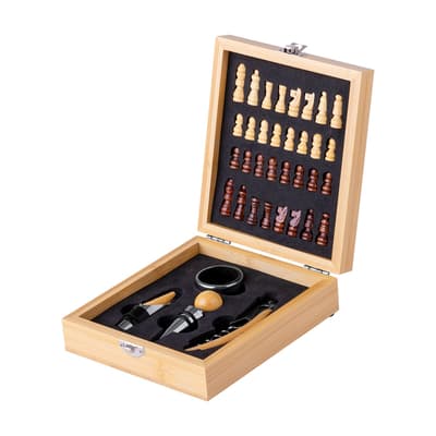 Chess wine set