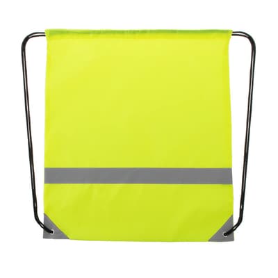 Reflective drawstring bag
