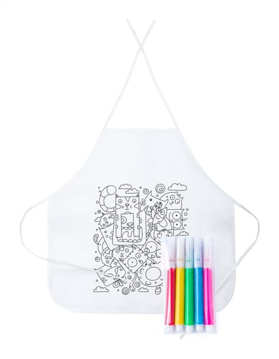 Colouring apron