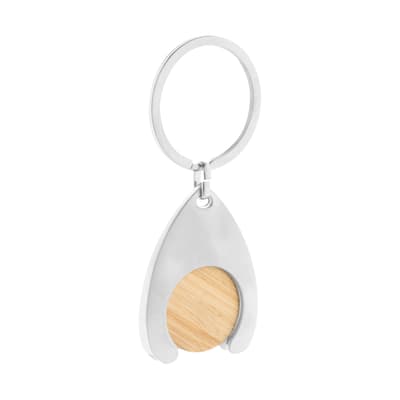 Trolley coin keyring