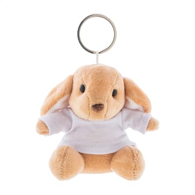 Plush bunny keyring