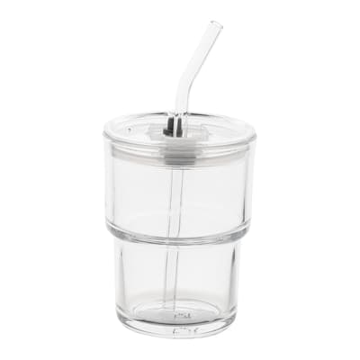 Glass travel cup