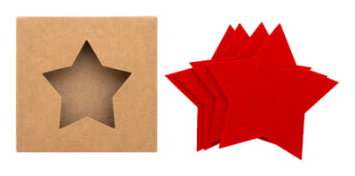 RPET Christmas coaster set
