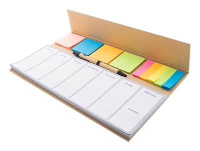 Weekly desktop planner