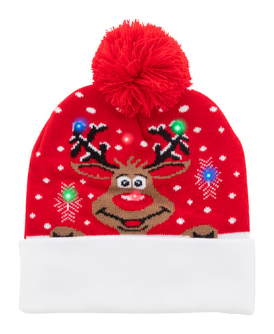 Christmas LED winter hat, reindeer