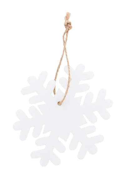 RPET Christmas tree ornament, snowflake