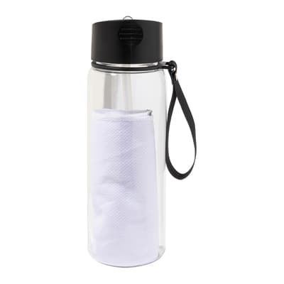 RPET sport bottle with towel