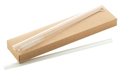 Glass straw set
