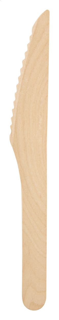 Wooden cutlery, knife
