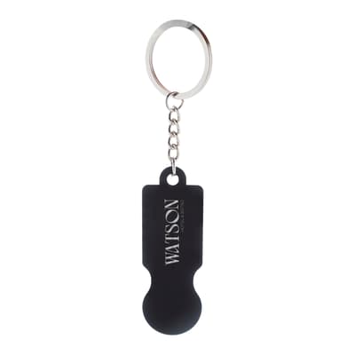Trolley coin keyring