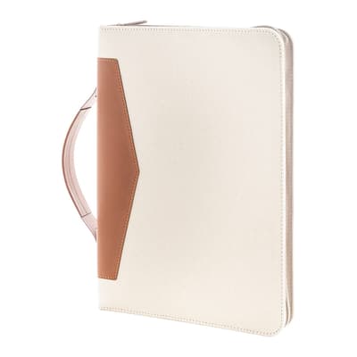 Recycled canvas document folder