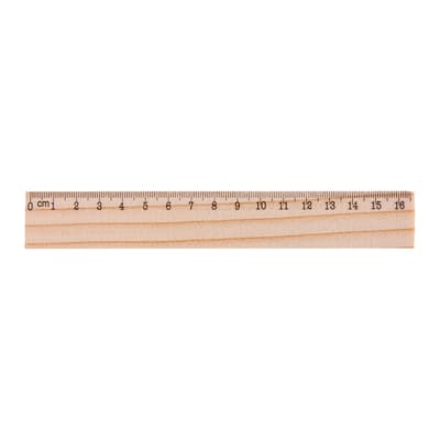 Pine wood ruler