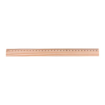 Pine wood ruler