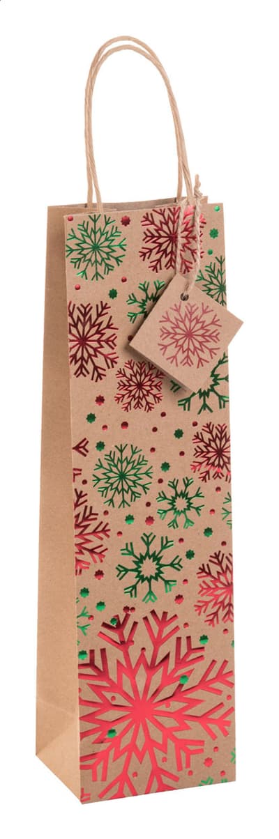Christmas gift bag, wine
