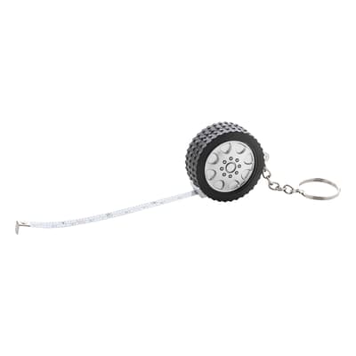 Keyring with tape measure