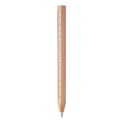 Ballpoint pen with ruler