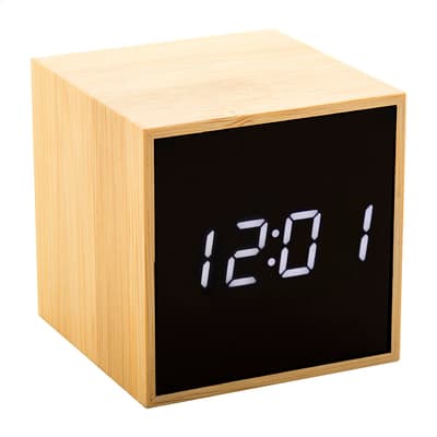 Bamboo alarm clock
