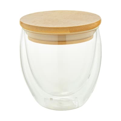 Glass thermo cup