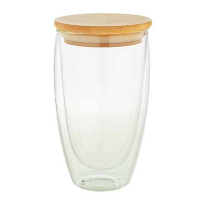 Glass thermo cup