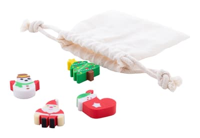 Christmas eraser set