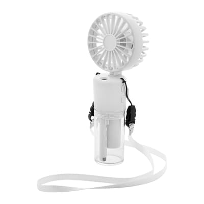 Rechargeable water spray fan