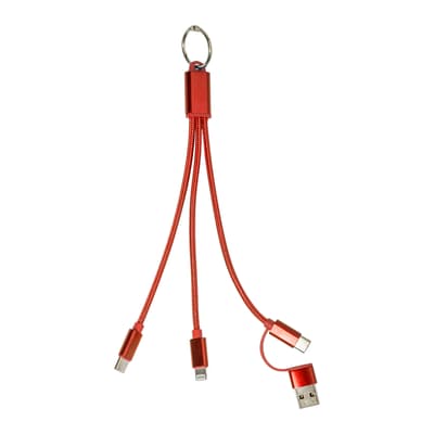 Keyring USB charger cable