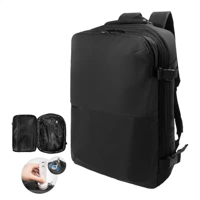 Vacuum compression backpack