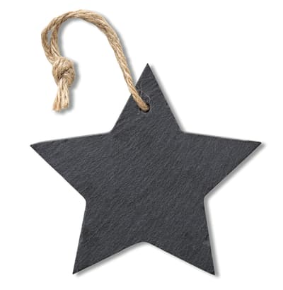 Slate Xmas Hanger Star