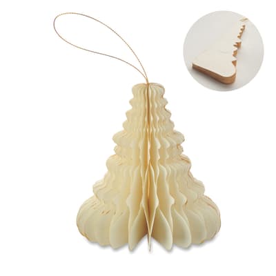 Recycled Christmas Paper Tree Hanger
