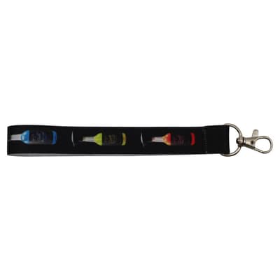 15mm Recycled PET Dye Sublimation Print Loop Keyring (UK Made)
