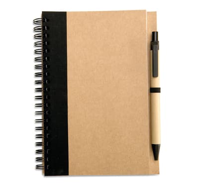 B6 Recycled Notebook With Pen