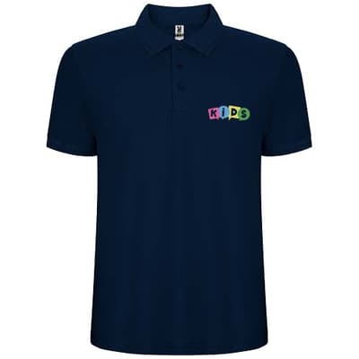 Custom Branded Pegaso Premium 220 g/m² short sleeve kids polo