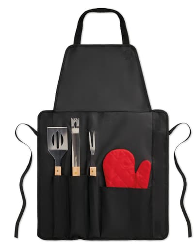Bbq Apron With Bbq Tools
