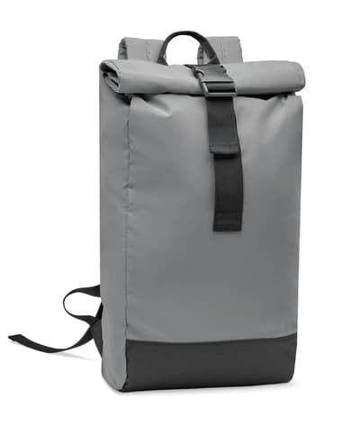 Recycled Reflective Rolltop Backpack