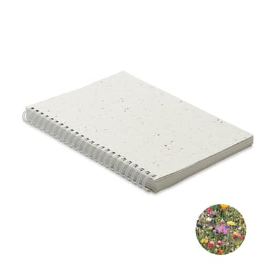 Recycled A5 Seed Paper Cover Notebook